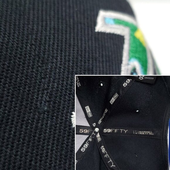 Tampa Bay Rays Snapback Hat New Era 59Fifty MLB Baseball Wool Twill Embroidered - Picture 8 of 12